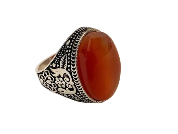 Heritage Red Yemeni Agate Ring