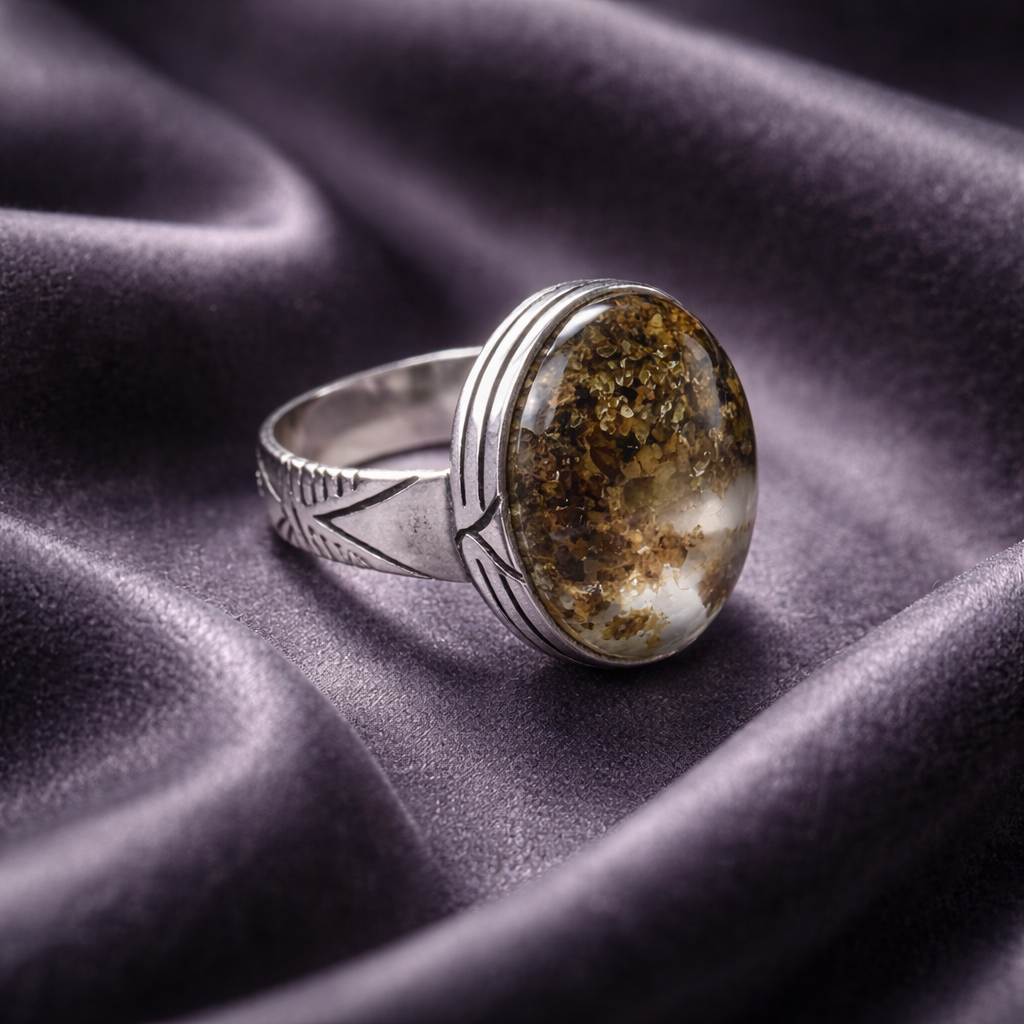 Imperial Moss Agate Ring