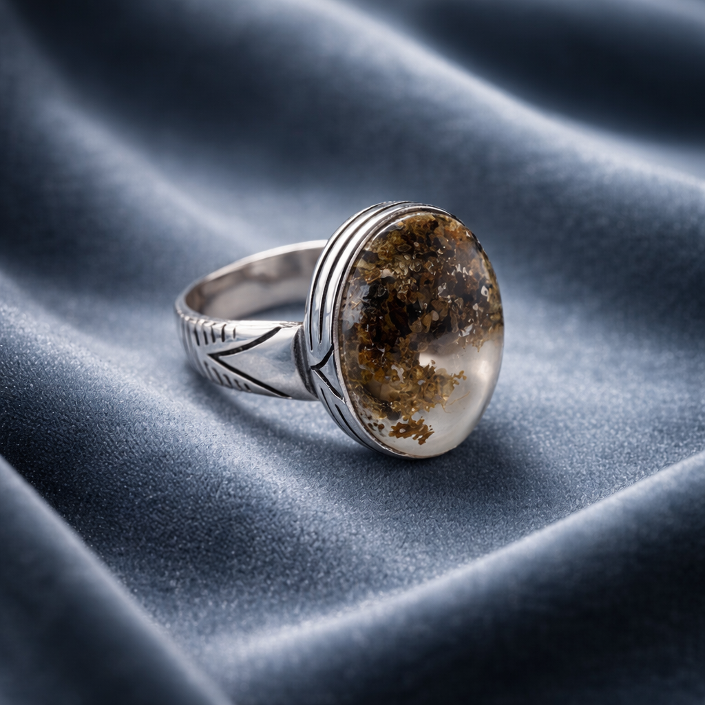 Imperial Moss Agate Ring